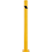 Global Industrial Floor Mount Safety Bollard, 4-1/2" Dia. x 60''H, Yellow