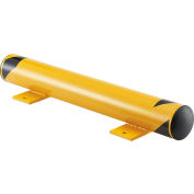 Bollard Global Industrial™ Floor Stop avec capuchons amovibles, 4-1/2 » Dia. x 36"L, Jaune