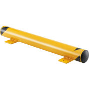 Bollard Global Industrial™ Floor Stop avec capuchons amovibles, 4-1/2 » Dia. x 48"L, Jaune