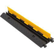 Global Industrial 2-Channel Industrial Cable Protector, 16,000 lbs. Capacity