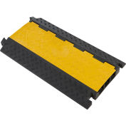 Global Industrial 3-Channel Heavy-Duty Cable Protector, 32,600 lbs. Capacity