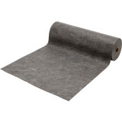 Global Industrial™ Universal Sorbent Barrier Spill Mat, Heavyweight, 36"W x 100'L, Gray
