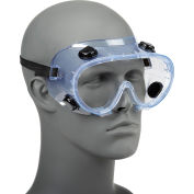 Erb™ 15145 projection chimique résistante Lunettes - lentilles Standard, clair, sangles noirs