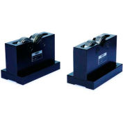 INSIZE Roller Bearing V-Blocks, 6888-1, .98- 2.76 DIA Shaft Range, 2 Pcs
