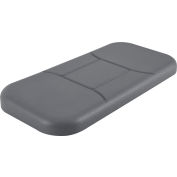 Global Industrial Seat Cushion For Picnic Table Benches, Gray, 2/Pack