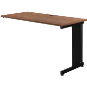 Interion® 48"W Table de retour droitier - Noyer (SG509)