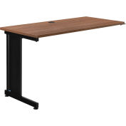 Interion® 48"W Table de retour gaucher - Noyer (SG509)