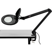 Global Industrial™ 3 Diopter LED Magnifying Lamp, Noir