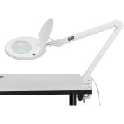 Global Industrial™ 3 Diopter LED Magnifying Lamp, Blanc