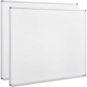 Global Industrial™ Melamine Dry Erase Whiteboard - 72 x 48 - Recto-verso - Paquet de 2