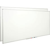 Global Industrial™ Melamine Dry Erase Whiteboard - 4' x 8' - Double Sided - Pack of 2