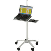 Global Industrial™ Mobile Height Ajustable Ordinateur portable Workstation Security Cart