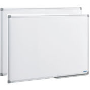 Global Industrial™ Melamine Dry Erase Whiteboard - 36 x 24 - Recto-verso - Paquet de 2