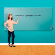 Global Industrial™ Frosted Glass Dry Erase Board, 96 » x 48 »