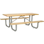 Table de pique-nique en bois Global Industrial™ 6', naturelle