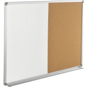 Global Industrial™ 48"W x 36"H Combination Board - Tableau blanc/Liège