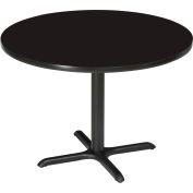 Table de restaurant ronde Interion® 42 », noir