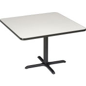 Interion® 36 » Square Restaurant Table, Gris