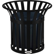 Global Industrial™ Steel Slat Planter - Noir