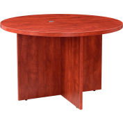 Interion® 42" Round Conference Table, Cherry