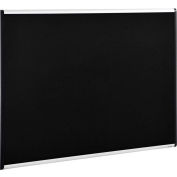 Global Industrial™ Fabric Mesh Bulletin Board, 72"W x 48"H, Black