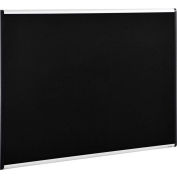 Global Industrial™ Fabric Mesh Bulletin Board, 36"W x 24"H, Noir