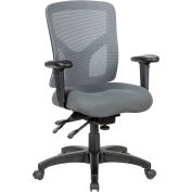Interion® Mesh Back Multifunctional Chair, Gray Seat w/ Gray Mesh