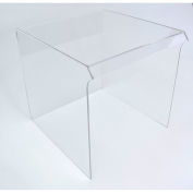 Global Industrial™ Acrylic Draft Shield, Medium, 15"W x 16"D x 15"H