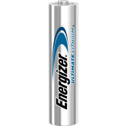 Pack en vrac Energizer L92 Ultimate Lithium AAA Batteries, qté par paquet : 24