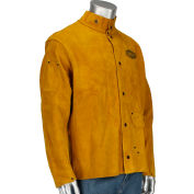 Ironcat 30" Leather Jacket, jaune d’or, L, tout cuir