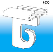 Aluminium au plafond une totale, crochet, 1-1/4" L, blanc, qté par paquet : 100