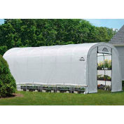 ShelterLogic 70593 GrowIt® Heavy Duty rond à effet de serre, 12' x 24' x 8', 1-5/8" Frame Sz