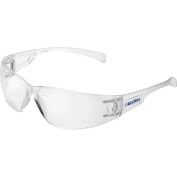 Global Industrial™ Frameless Safety Glasses, Scratch Resistant, Clear Lens - Pkg Qty 12