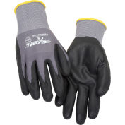 Global Industrial™ Nitrile enduits gants en Nylon, calibre 15, X-Large, 1 paire, qté par paquet : 12