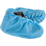 Global Industrial™ Standard Disposable Shoe Covers, Size 12-15, Blue, 150 Pairs/Case
