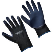 Global Industrial™ Double Foam Latex Coated Gloves, Black/Navy, X-Large, 1-Pair - Pkg Qty 12