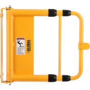 Global Industrial™ Universal Spring-Loaded Safety Swing Gate, 24” - 40” W Opening, Yellow