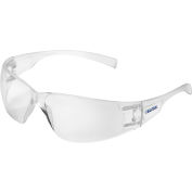 Global Industrial Frameless Petite Safety Glasses, Scratch Resistant, Clear Lens - Pkg Qty 12