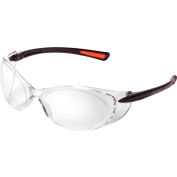 Lunettes de sécurité ™ industrielles mondiales sans cadre, boucliers latéraux, anti-brouillard, lentille claire, cadre noir