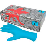 MCR Safety 6062 Nitri Shield Stealth Gants supplémentaires, 6 MIL, Noir, X-Large