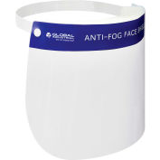 Global Industrial™ Anti-Fog Full Face Shield, 13" X 8-1/2", Box Of 80
