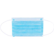 Masque jetable de 3 ply, taille de jeunesse, emballé individuellement, 50/boîte