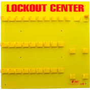 ZING RecycLockout Lockout Station, 28 Padlock, Unstocked, 7116E