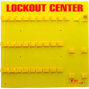 ZING RecycLockout Lockout Station, 28 Padlock, Unstocked, 7116E