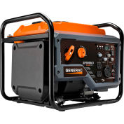 Generac® Générateur d’onduleur à cadre ouvert portable W/ recul Start, Essence, 3000 Watts notés