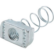 Global Industrial 1-5/8" Channel Nut P1010egs, Electro-Galvanized, 1/2-13 - Pkg Qty 25