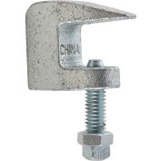 Global Industrial 3/8" Rod taille Beam Clamp, acier galvanisé, qté par paquet : 5