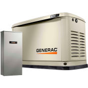 Generac® 7172 - 10/9 kW 120/240V 1 Phase Air-Cooled Standby Generator, NG/LP, Aluminum Enclosure