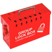 ZING Red Group Lock Box, 7299R-UN