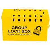 ZING Yellow Group Lock Box, 7299Y-UN